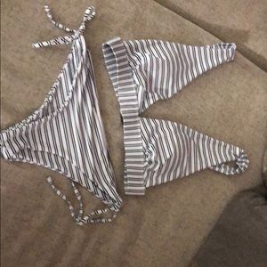 Striped bikini